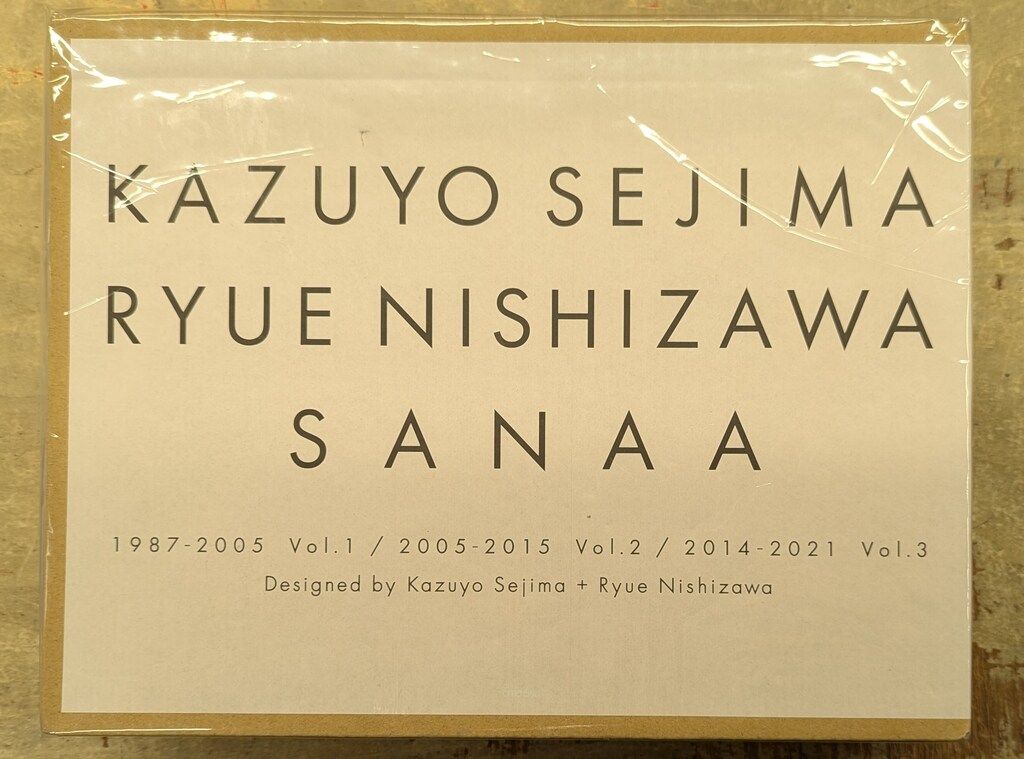 SANAA(KAZUYO SEJIMA RYUE NISHIZAWA)3巻セット 楽天市場】【3巻セット】KAZUYO SEJIMA RYUE NISHIZAWA SANAA