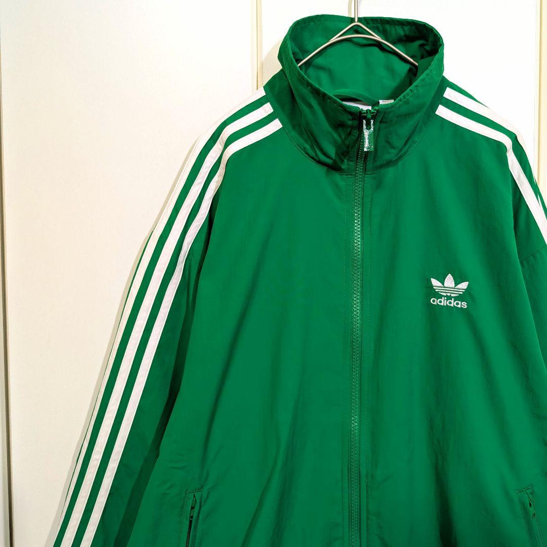 【未使用】adidas アディダス トラックジャケット ファイヤーバード 緑 L アディダス 薄緑 ファイヤーバード ジャージ ウェア 男性S