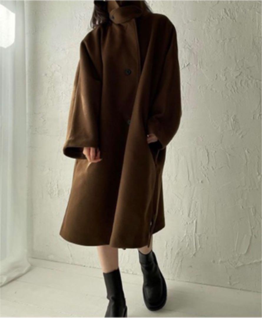 【新品】erme エルメ　ウールポンチョコート　Wool poncho coat wool poncho coat】 erme エルメ（COAT - LOEUVRE）