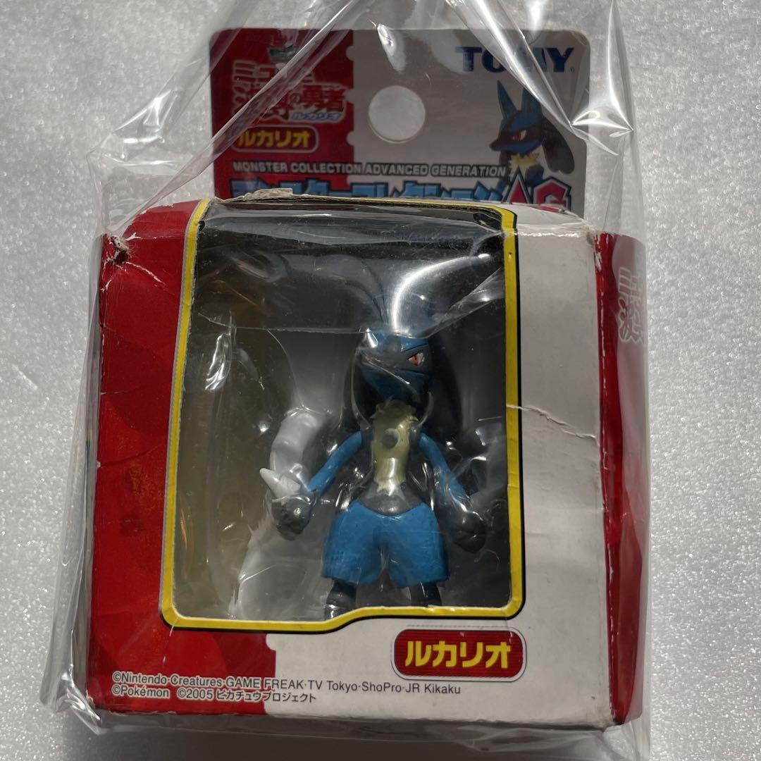 【新品】手のひらミュウ・ルカリオ フィギュア 未開封 モンスターコレクション ルカリオ 未開封 初期モンコレ ミュウと