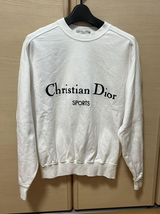希少 クリスチャン・ディオール スポーツ ヴィンテージ スウェット ロゴ刺繍 クリスチャン・ディオール Christian Dior ロゴ刺繍スウェットT