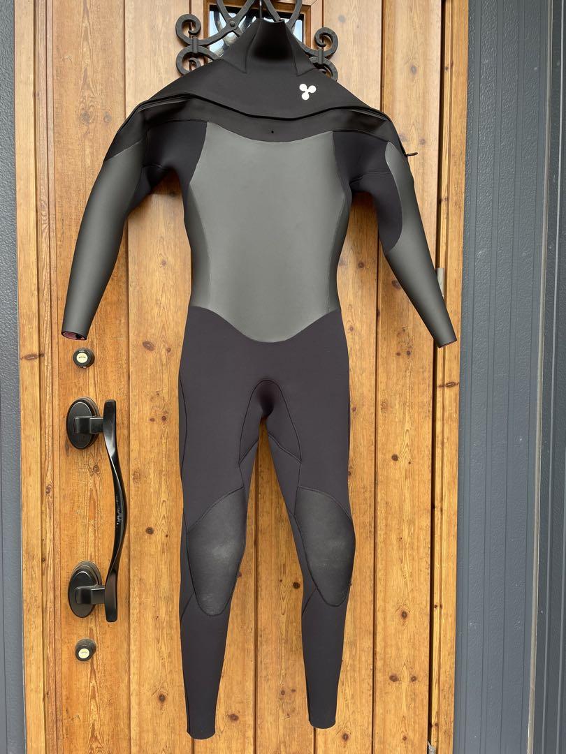 rlm ウェットスーツ　ブラック フルスーツ サーフィン用　セミドライ 日本製 The RLM Rubber ウェットスーツ 4mm セミドライスーツ TY