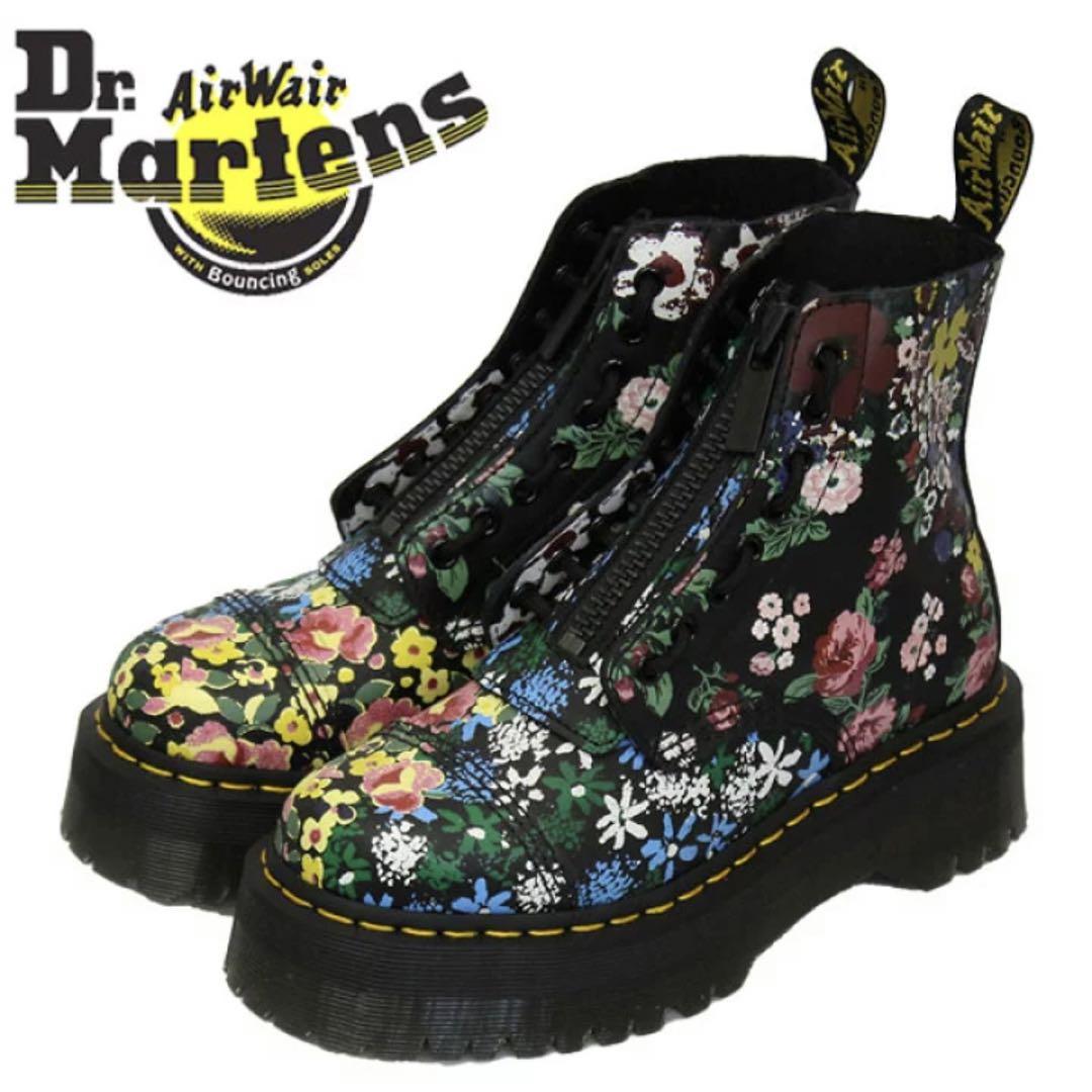 Dr.Martens 花柄ブーツ（Dr'Martens（ドクターマーチン）花柄3