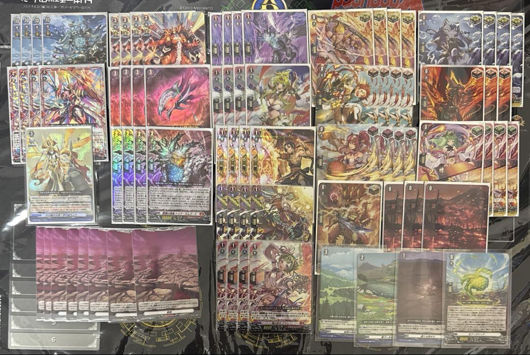 即購入可能　スリーブ付き　ドラゴンエンパイア　ゼフィロギィラ　デッキパーツセット 即購入可能 スリーブ付き ドラゴンエンパイア ゼフィロギィラ