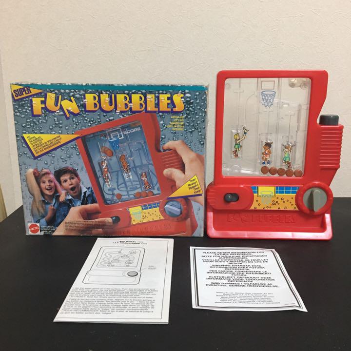 レア出品★1989年海外MATTEL社製レトロウォーターゲーム★バスケット レア出品☆1989年海外MATTEL社製レトロウォーターゲーム