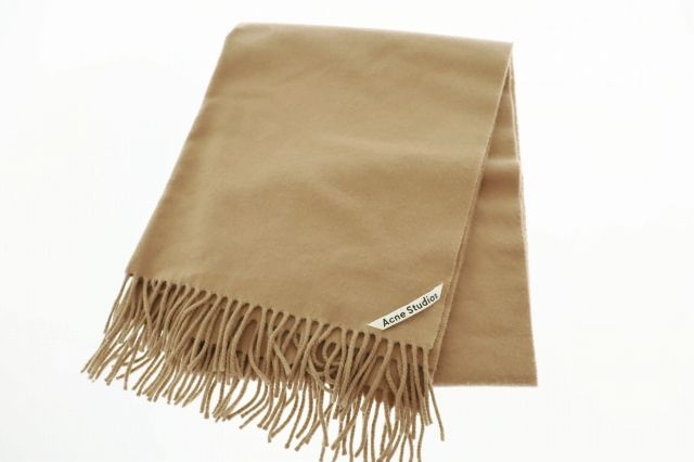 AP STUDIOダークブラウン　ストール ブラウン（茶色）系 Acne Studios(アクネストゥディオス