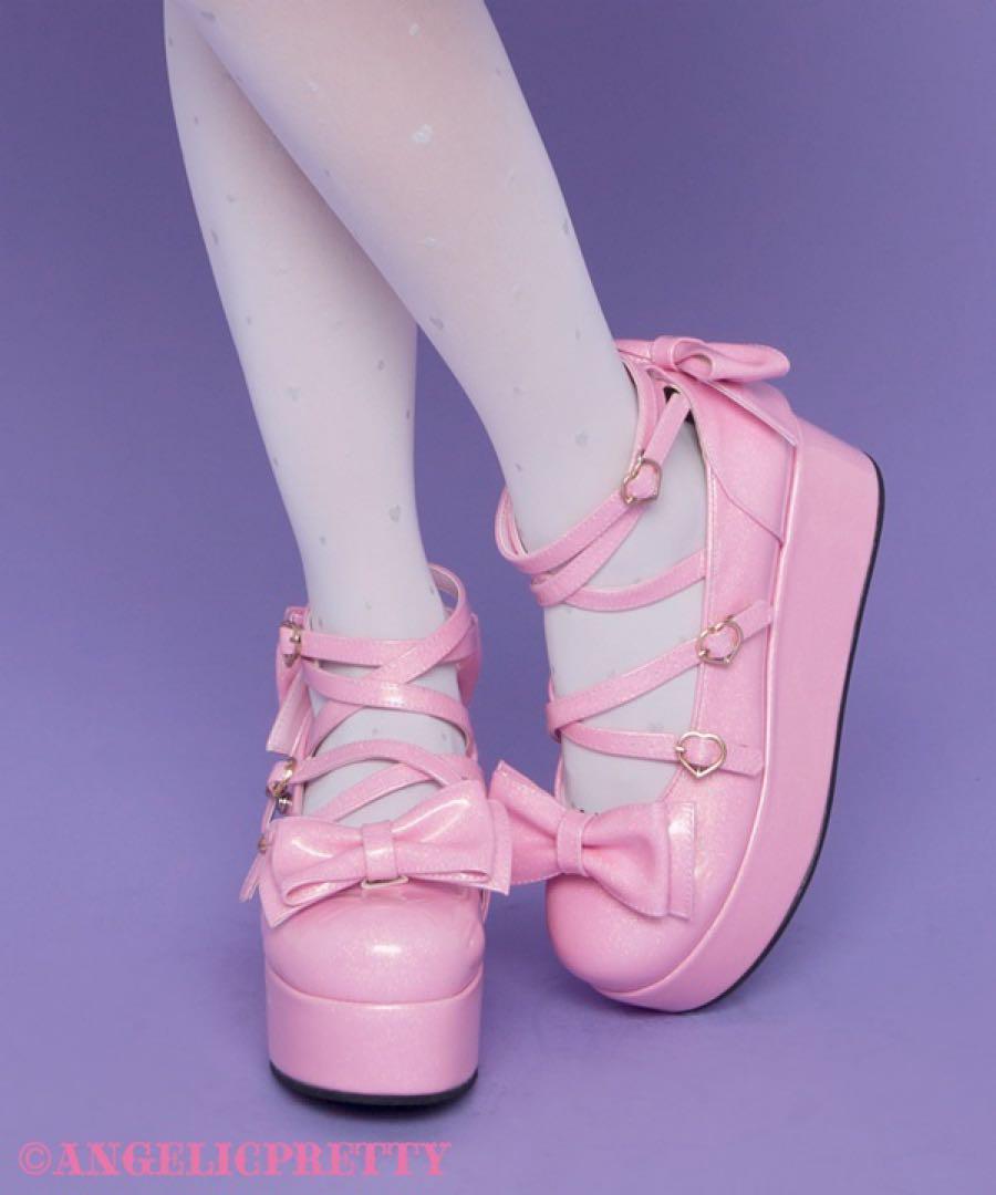 Angelic Pretty♡Dreamy シューズ ピンク Sサイズ angelic pretty♡ dreamy シューズ♡ピンク