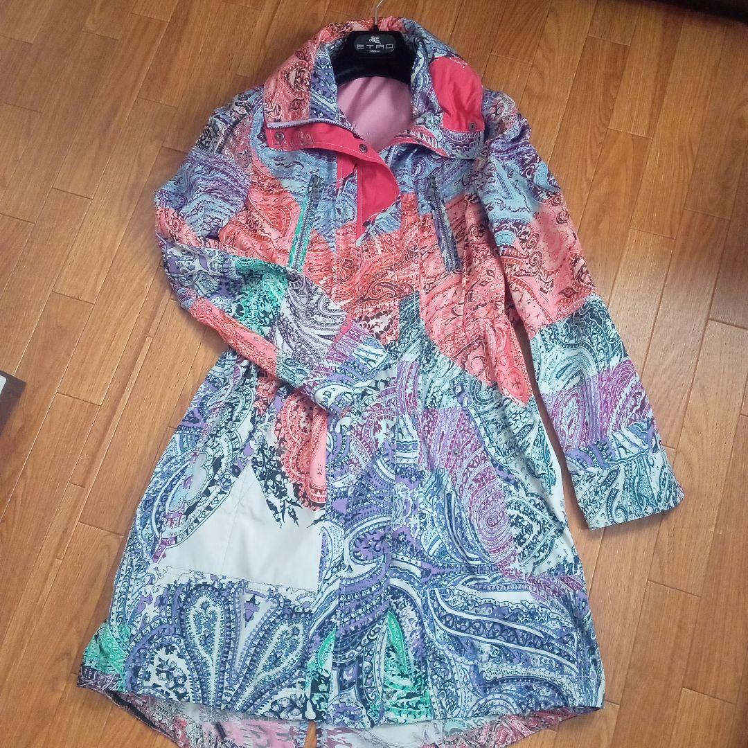 極美品✨ETRO　エトロ　スプリングコート　高級イタリア製　ペイズリー柄　Ｌ相当 2025年最新】エトロ スプリングコートの人気アイテム - メルカリ