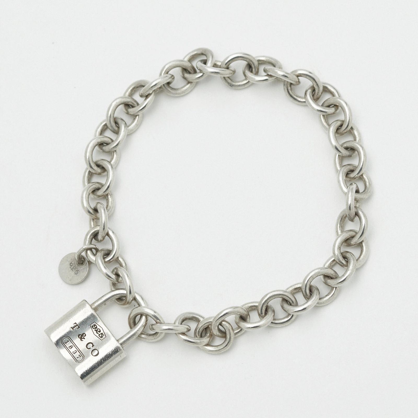 【TIFFANY&Co】鏡面仕上げ　カデナ　ブレスレット　チェーン Tiffany&Co. ティファニー ハート カデナモチーフ チェーン