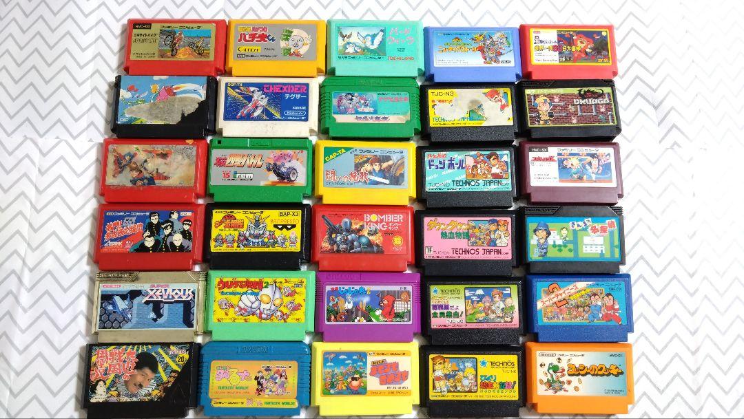 ファミコンカセット43本セット （ファミリーコンピュータ - FC