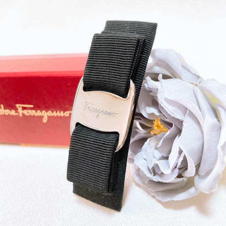 美品 Ferragamo フェラガモ ヴァラリボン バレッタ 髪留め 箱付き 楽天市場】サルヴァトーレ フェラガモ バレッタ アクセサリー