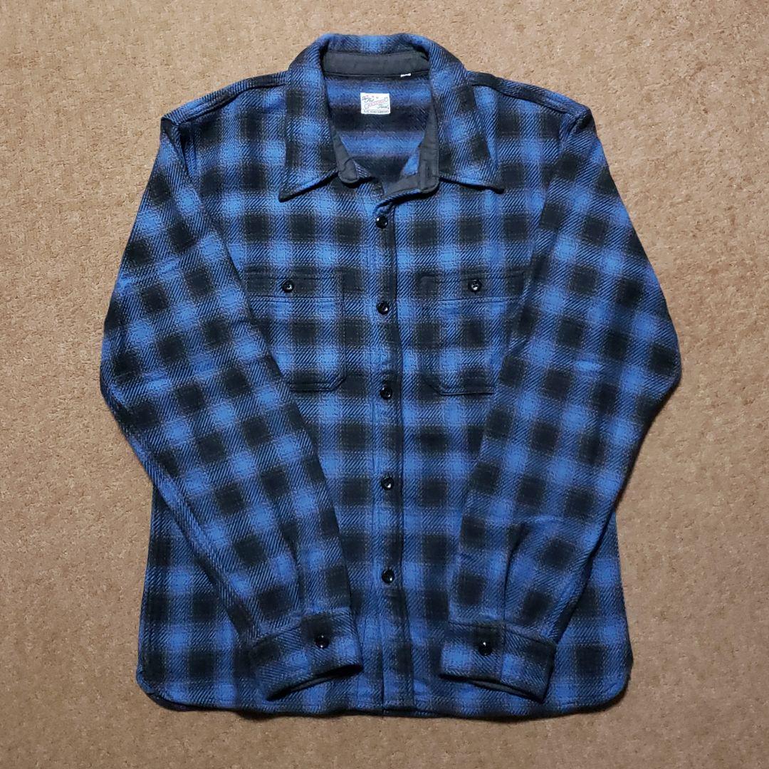 フラットヘッド ヘビーネルシャツ （9sd THE FLAT HEAD フラット