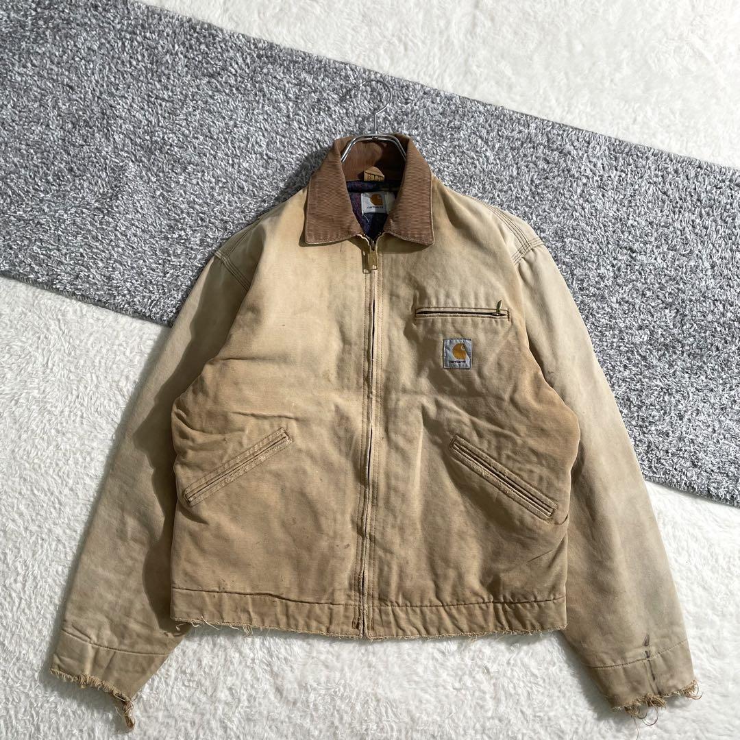 80s Carhartt デトロイトジャケット 80s carhartt デトロイトジャケット ダック地 カーハート ワーク