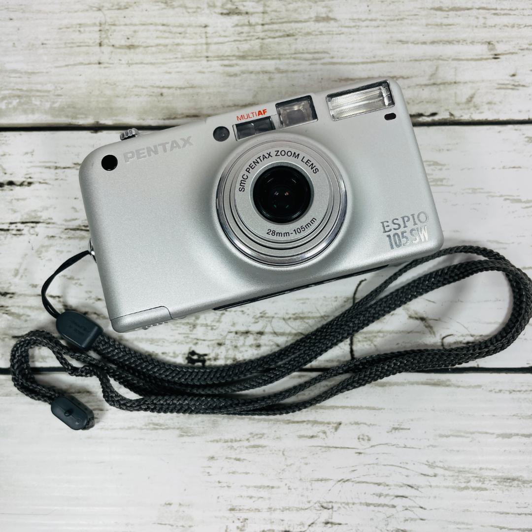 【完動品 美品】PENTAX ESPIO 105SW フィルムカメラ 清掃済み Pentax Espio 105SW 35mm Point & Shoot Film Camera