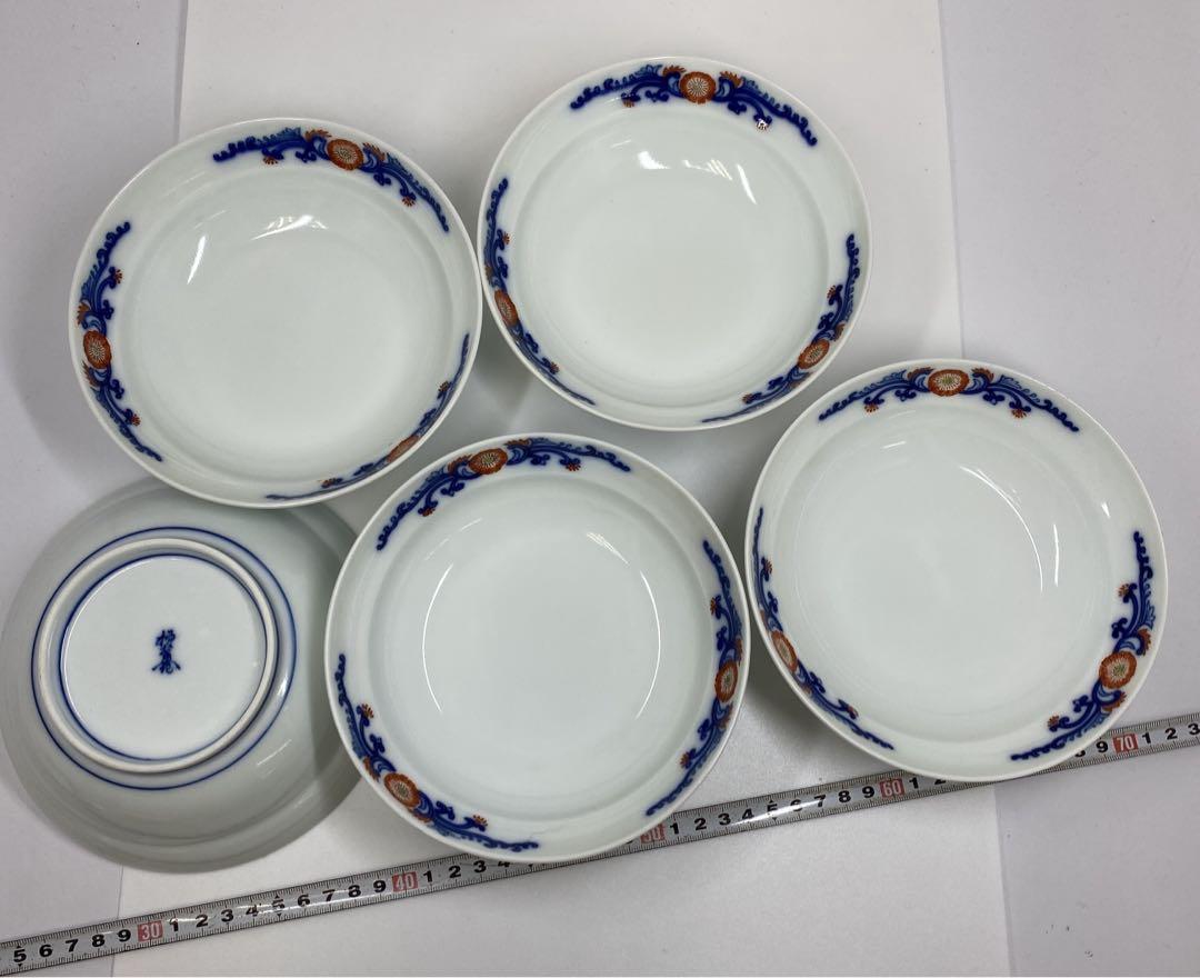 酒井田柿右衛門　鉢5客　タルチ　東さ6-1028③ 酒井田柿右衛門 鉢5客 タルチ 東さ6-1028③ （門上武司の