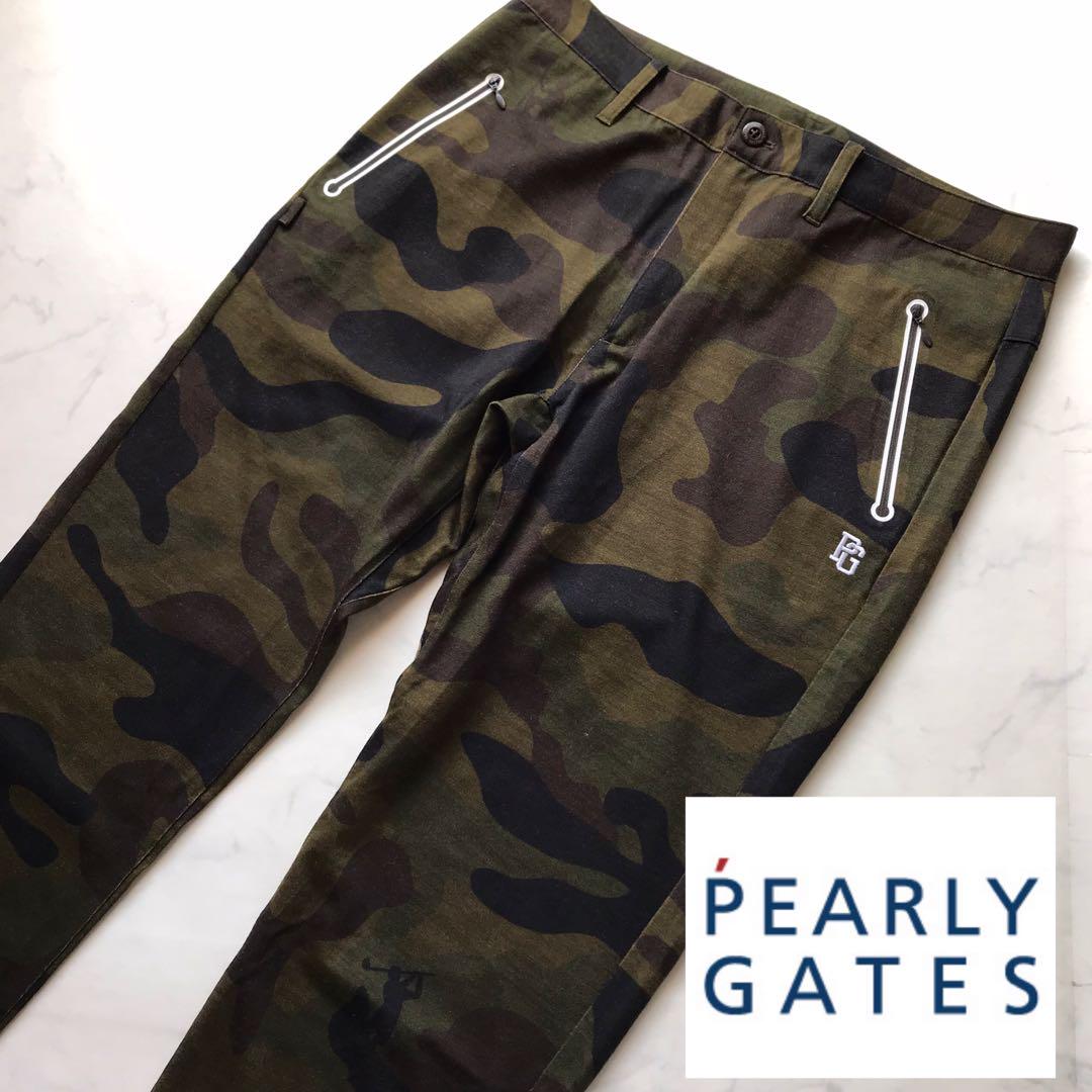 PEARLY GATES - PEARLY GATES 迷彩柄 パンツ PEARLY GATES パーリーゲイツ 裏メッシュ ロングパンツ カモフラ
