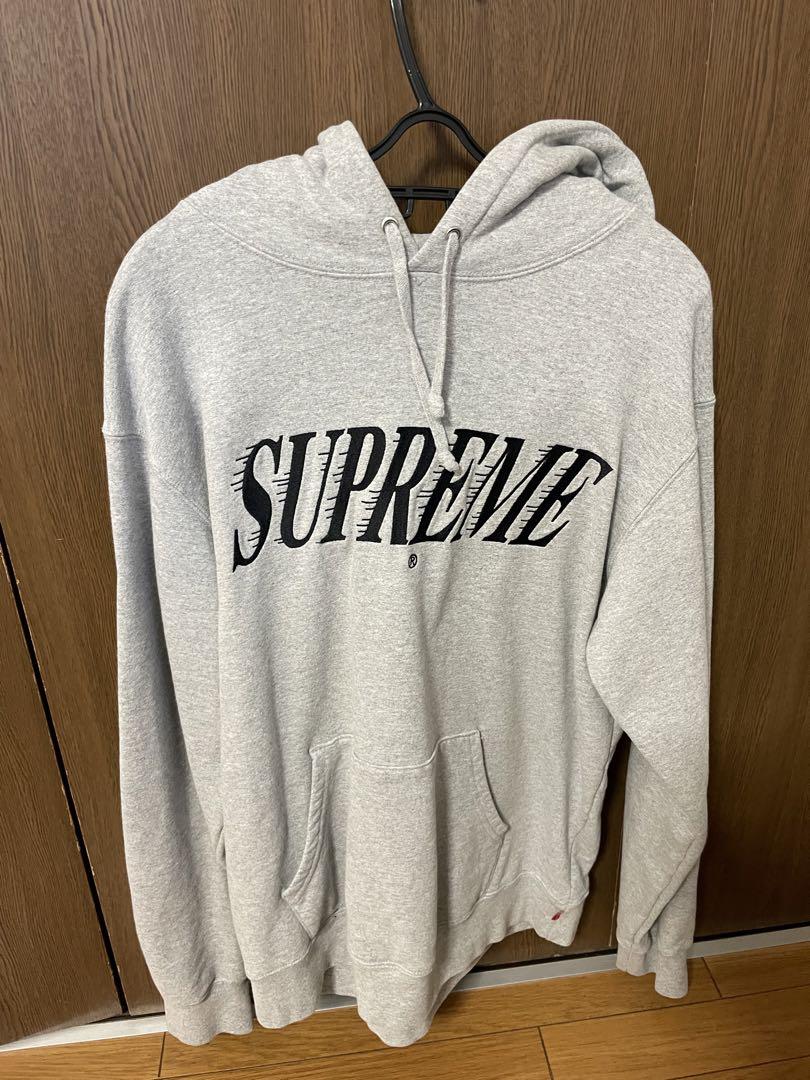 T*K様 Supreme グレー フード付きパーカー Mサイズ Supreme グレー パーカー Mサイズ