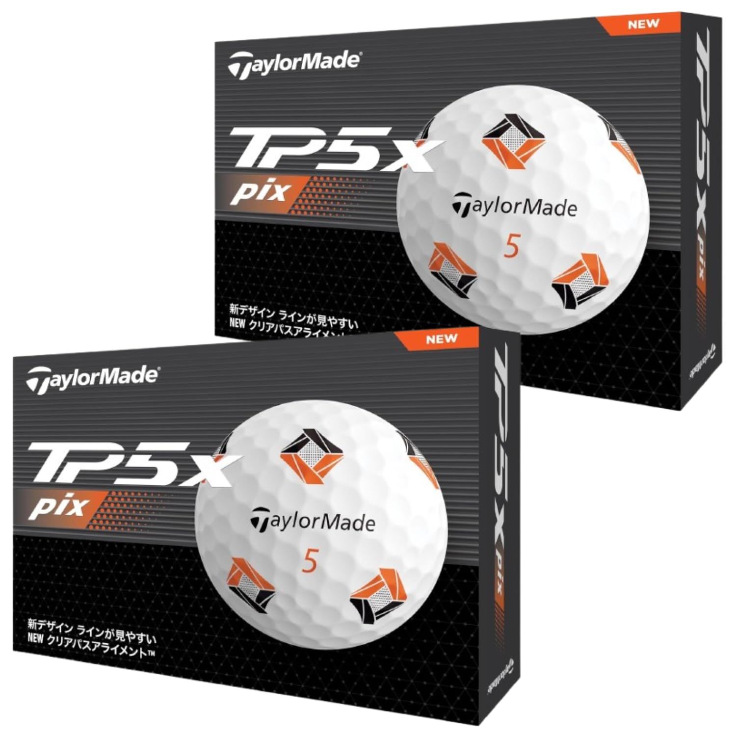 新品　テーラーメイド TP5x ホワイト 2024年モデル 2ダース TaylorMade テーラーメイド 日本正規品 TP5シリーズ 2024モデル