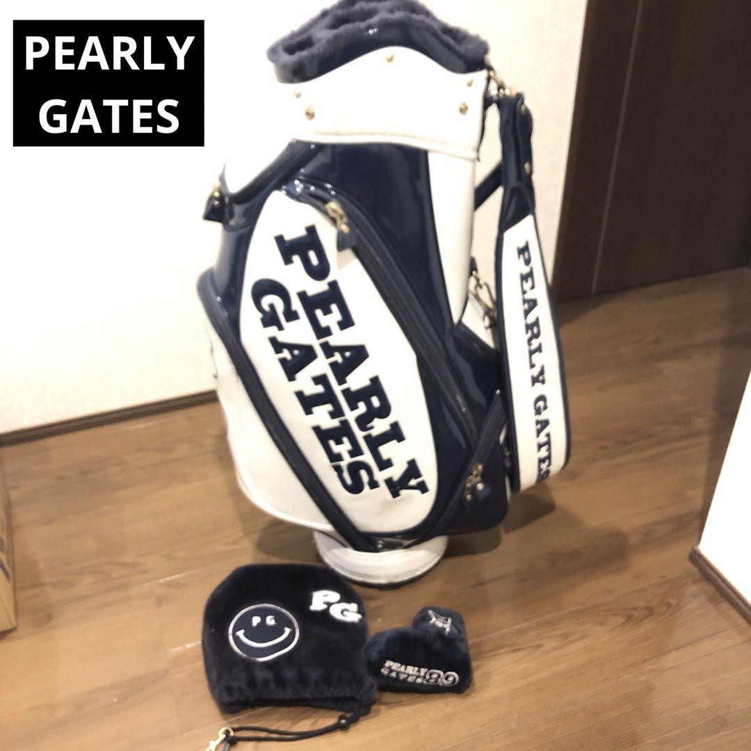 PEARLY GATES ゴルフバッグ パターヘッドカバー等セット（PEARLY