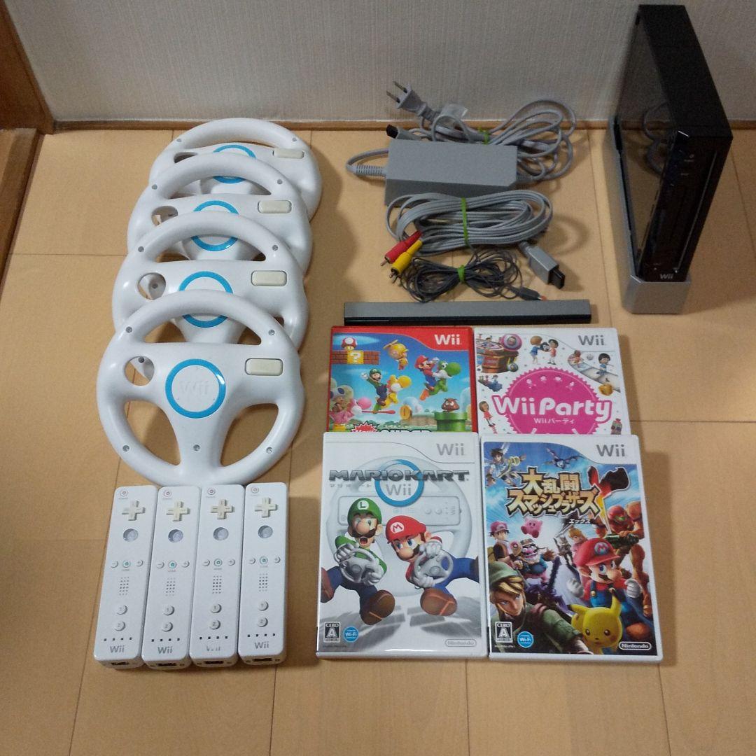 Wii - Wii本体マリオカート　Wii Fit ソフト6本　4人で遊べるセット 楽天市場】【ソフトプレゼント企画！】Wii 本体 マリオカート