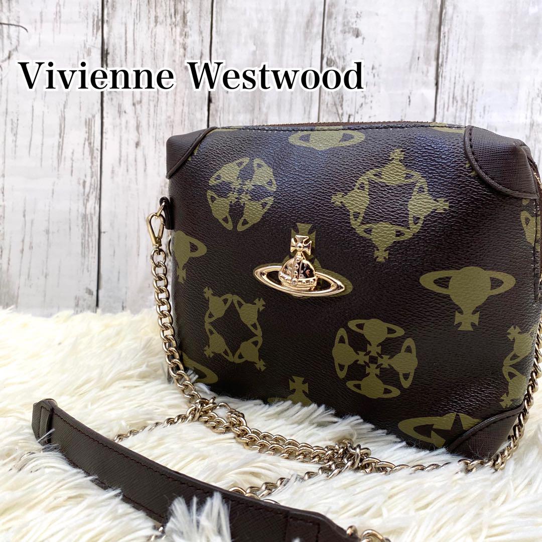美品　vivienne westwood メッセンジャーバッグ　オーブ　レザー ヴィヴィアンウエストウッド Vivienne Westwood ショルダー