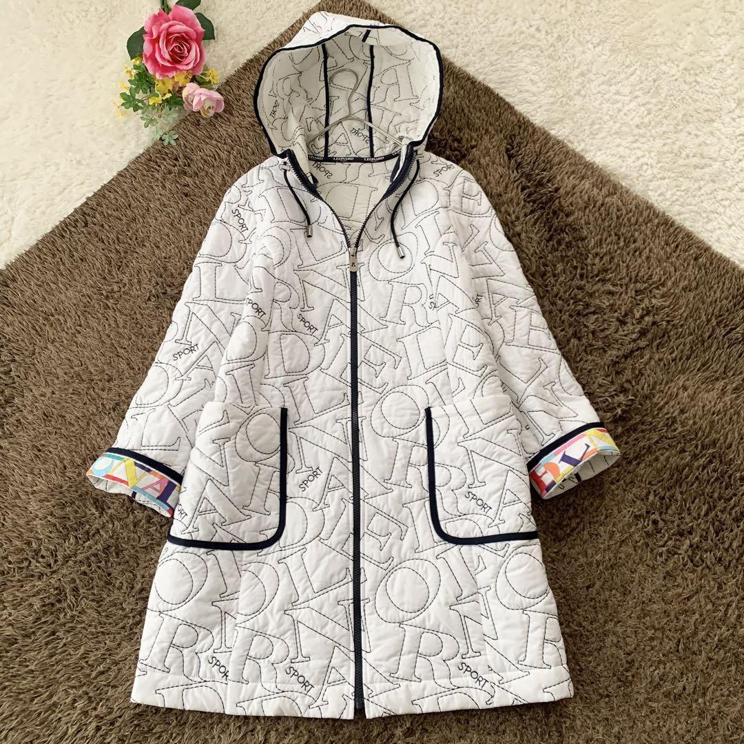 美品♡ レオナール キルティング フード コート ロングコート