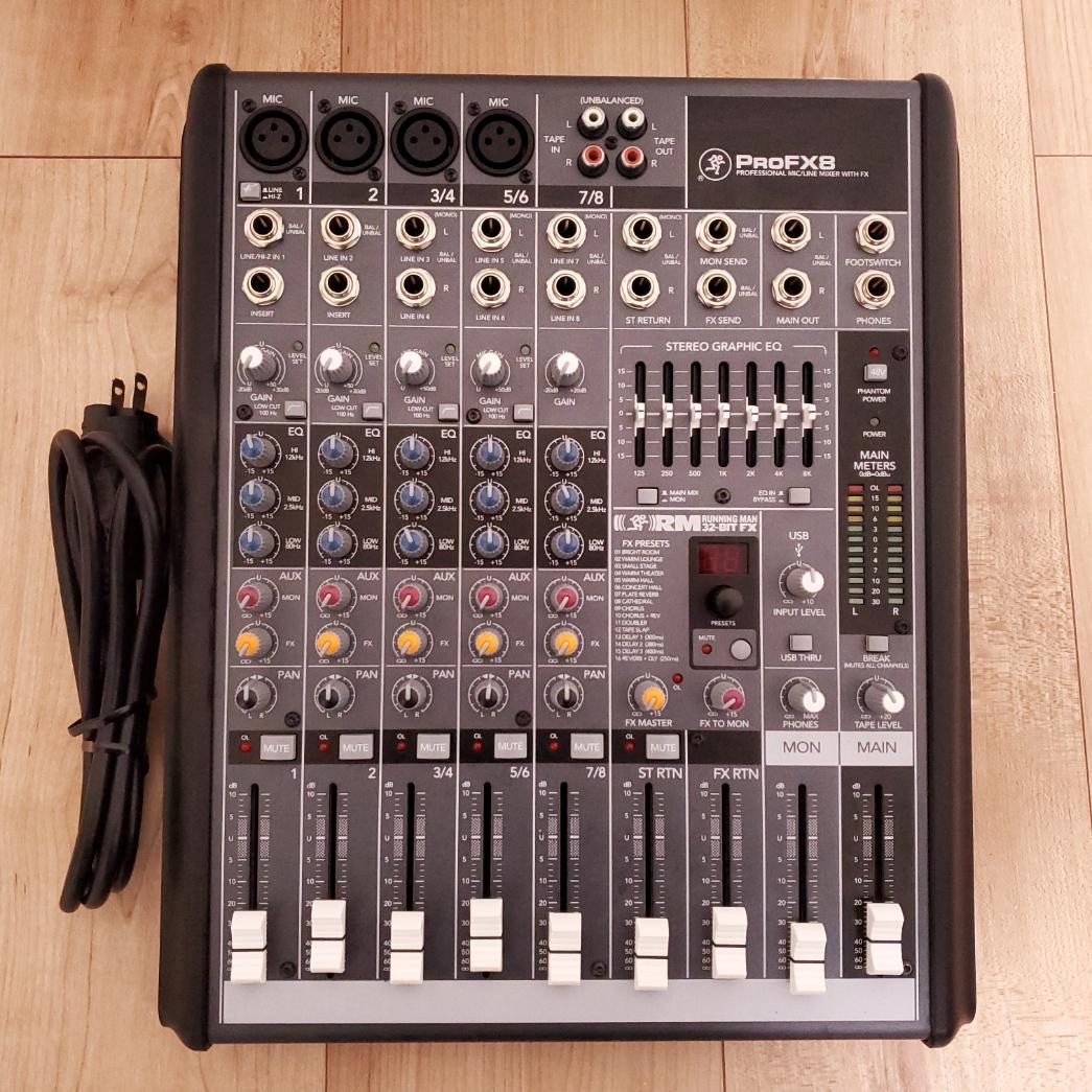 mackie マッキー　profx8 Amazon.com: Mackie ProFX8 Professional Compact Mixer