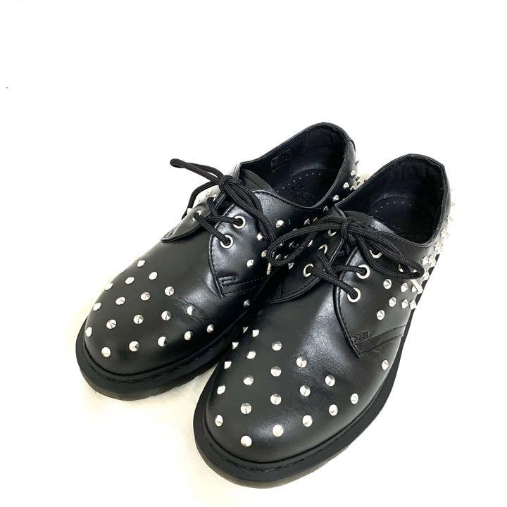 靴 Dr. Martens uk7 英国製 DR.MARTENSドクターマーチン サイドジップ ブーツ 黒 UK7