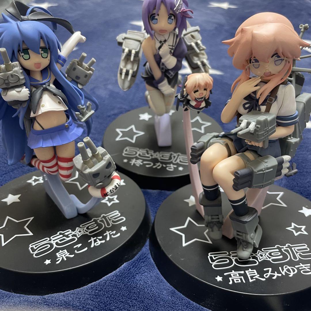 らき☆すた 艦これ フィギュア 泉こなた 高良みゆき 柊つかさ