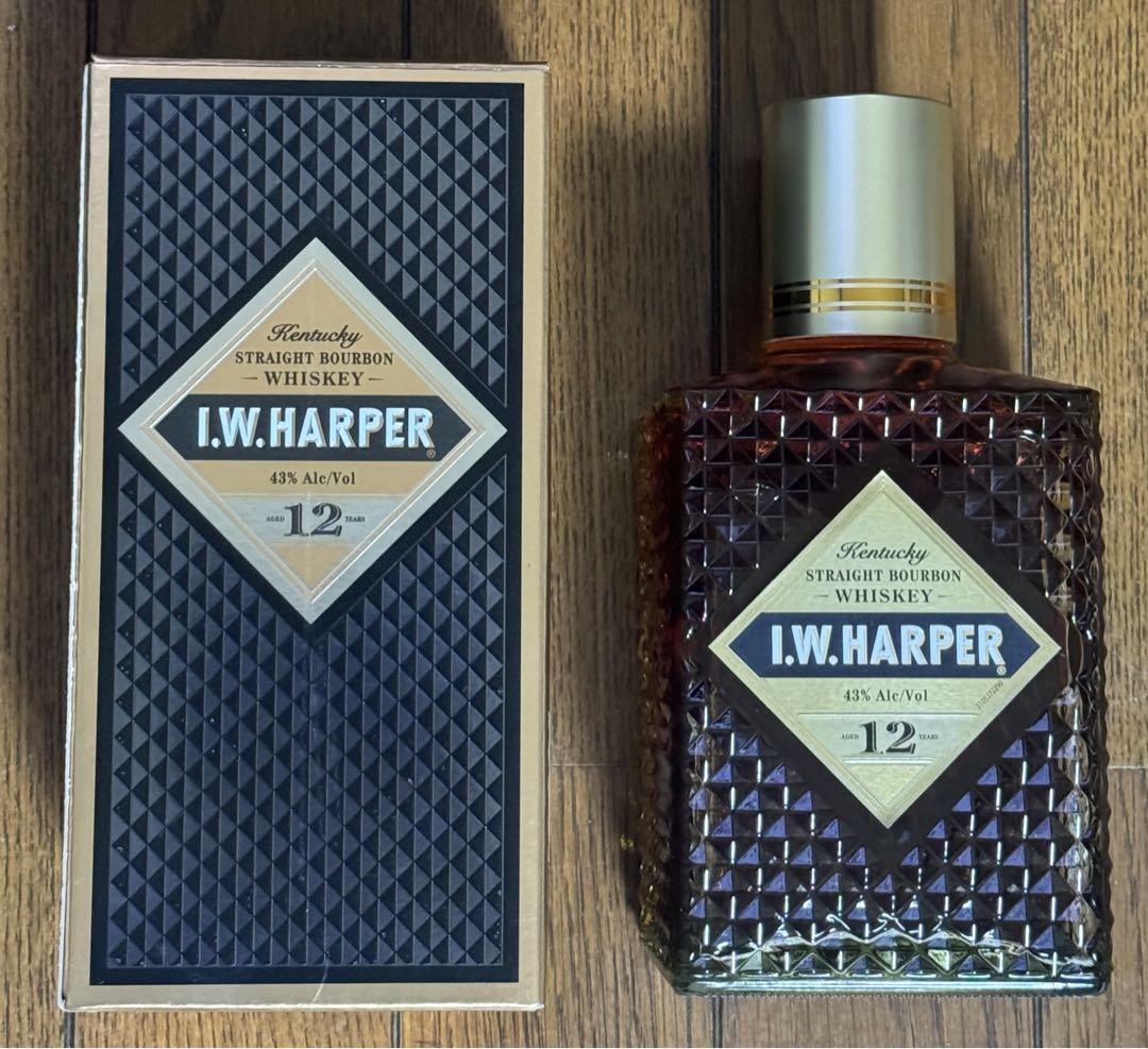 I.W.HARPER 12年 ウイスキー 750ml 43% 箱付 未開栓（古酒 IW