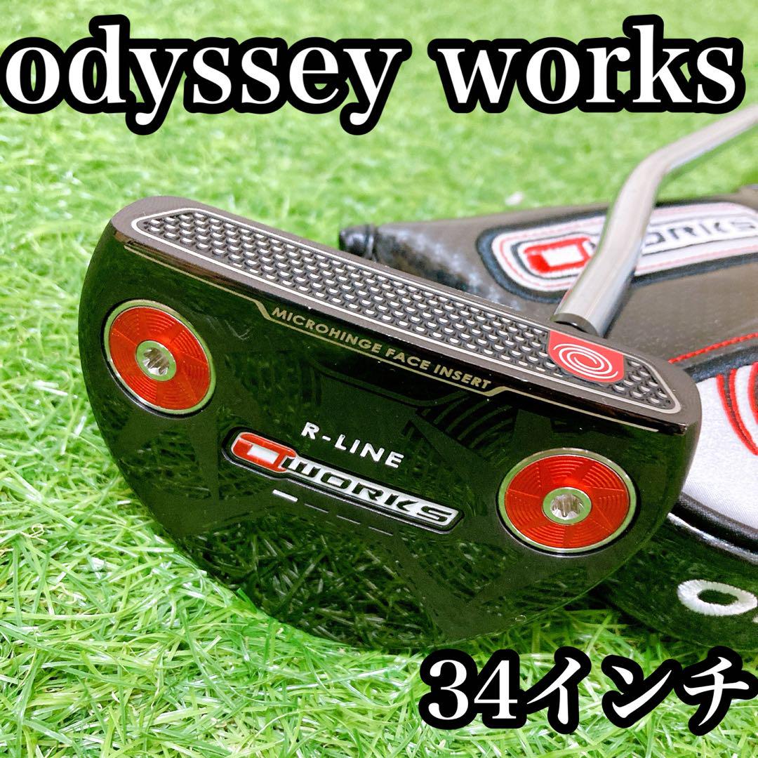 ODYSSEY O WORKS ＃1TANK 34インチ ヘッドカバー付き ODYSSEY（オデッセイ） - パター - オー・ワークス #1 TANK