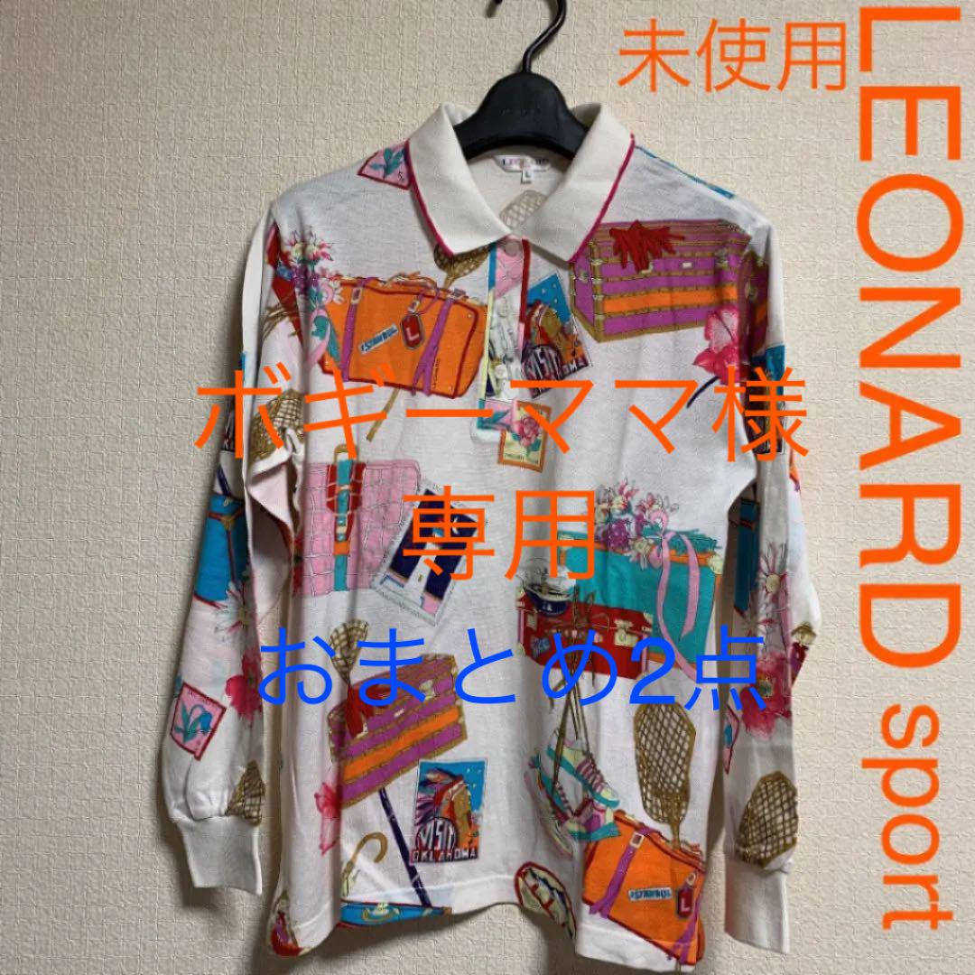 LEONARD - レオナール ハイネックトップス☆ LEONARD レオナール ブラック 花柄 ハイネック タートルネック