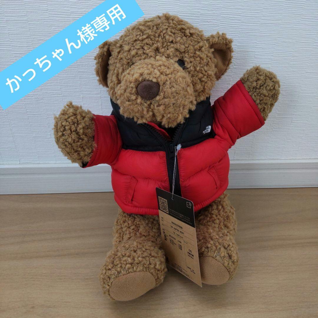 ザ ノースフェイス TNF ヌプシベア ぬいぐるみ 赤 レッド ノースフェイスがヌプシジャケット30周年を記念したテディベアを