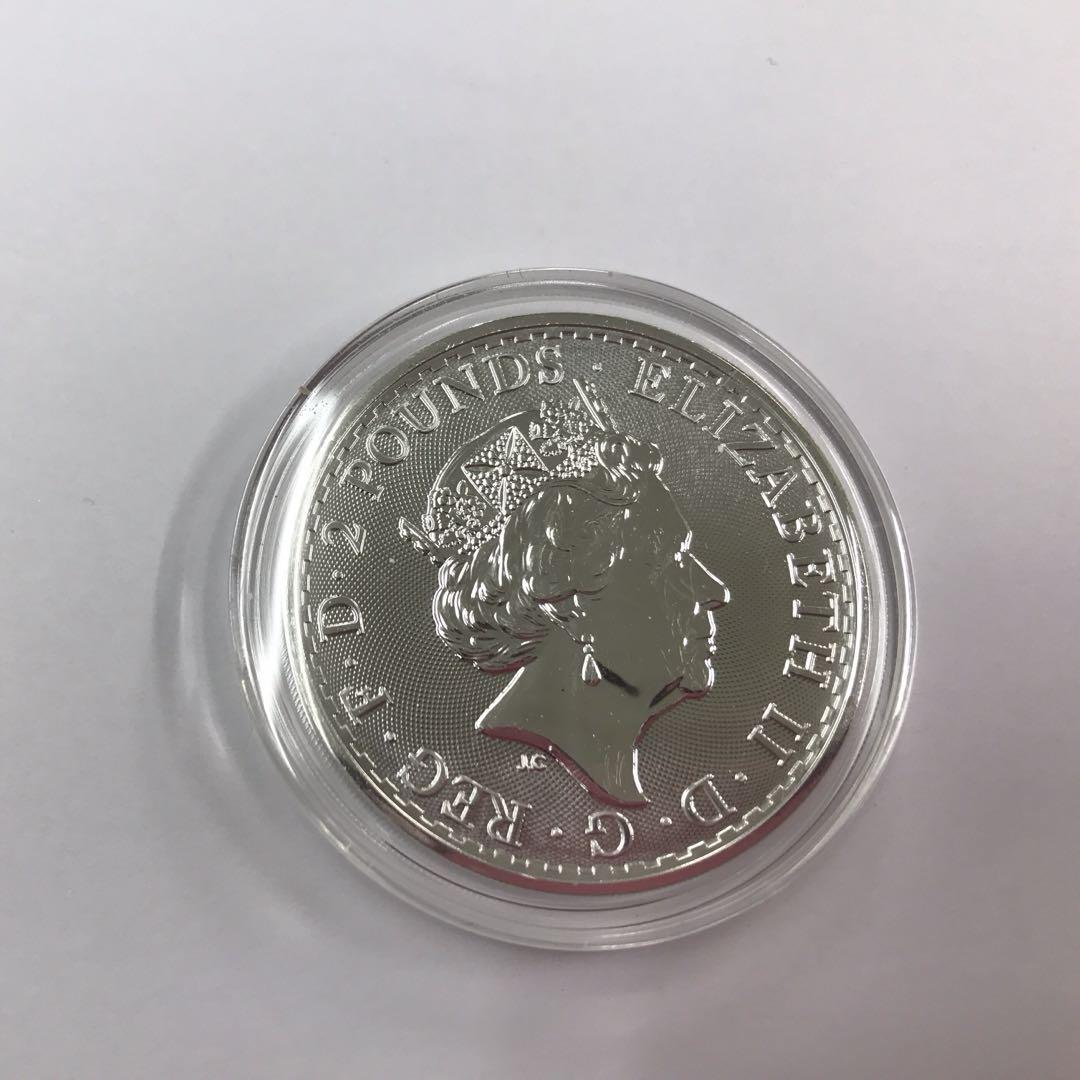 2022年 イギリス 『ブリタニア銀貨』エイザベス女王 純銀 1オンス銀貨 ブリタニア 1オンス 銀貨2022年 エリザベス女王没年 クリア