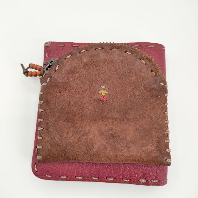 HENRY BEGUELIN 2つ折り財布 オミノ君 レザー 手帳型 ブラック HENRY BEGUELIN 2つ折り財布 オミノ君 レザー 手帳型 ブラック