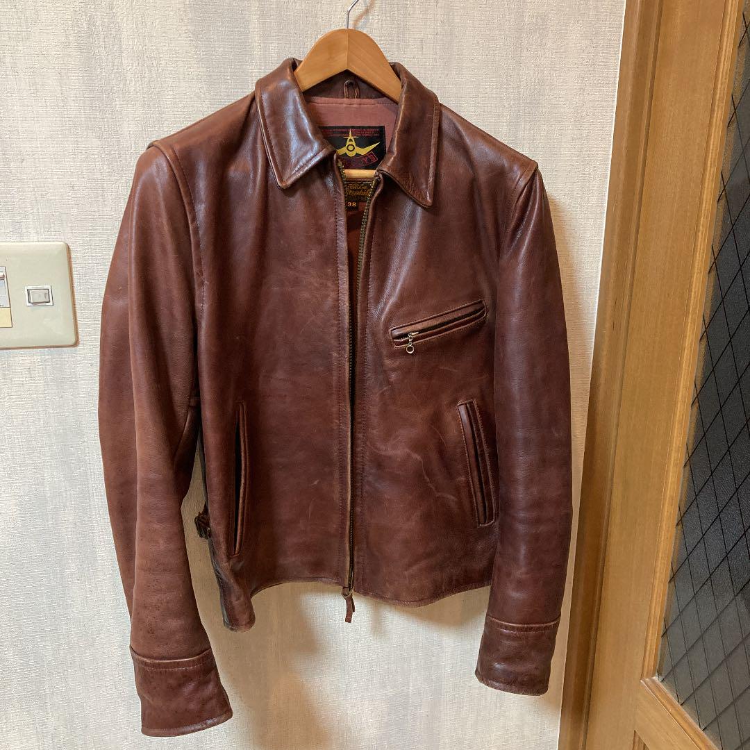 ドラスタ様専用B-Mc C O Y'S革シングルレザーライダース38