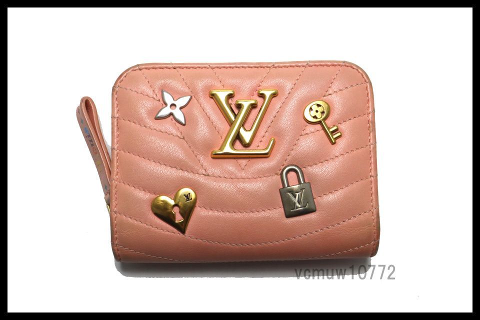 【美品】LOUIS VUITTON ニューウェーブ ジップ コンパクト ミニ財布 ルイヴィトン/2つ折り財布/ニューウェーブジプトコンパクト
