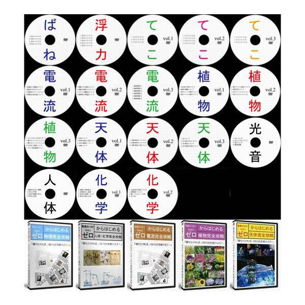 中学受験理科フルセットDVD全18枚 （サントップ 理科 フルセット