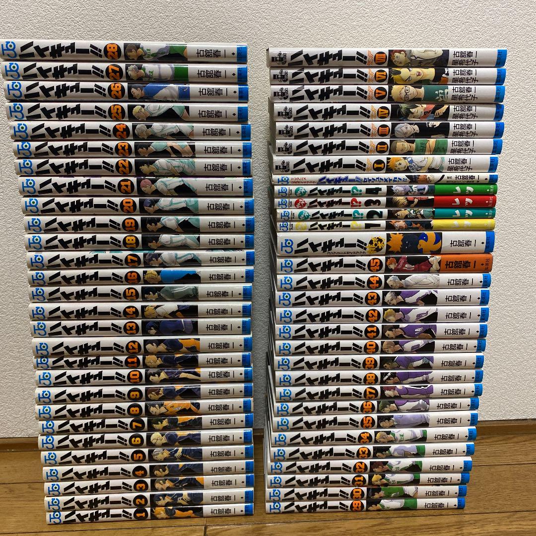 ハイキュー!! 1-45 全巻セット + 33.5巻 + 関連本　47冊セット ハイキュー!! 1〜45巻 全巻 33.5巻✖️2 47冊セット ハイキュー!!