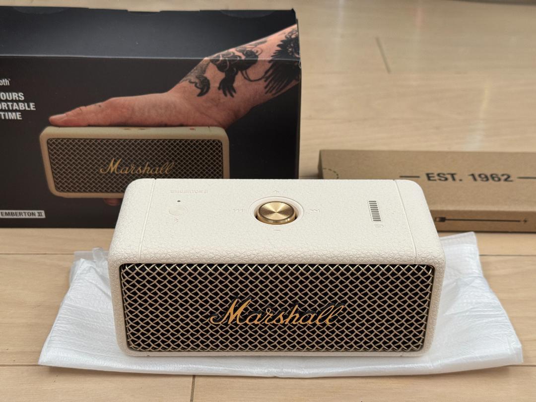 Marshall Emberton II ワイヤレススピーカー　箱付き Marshall（アンプ） Marshall マーシャル Emberton II Black and