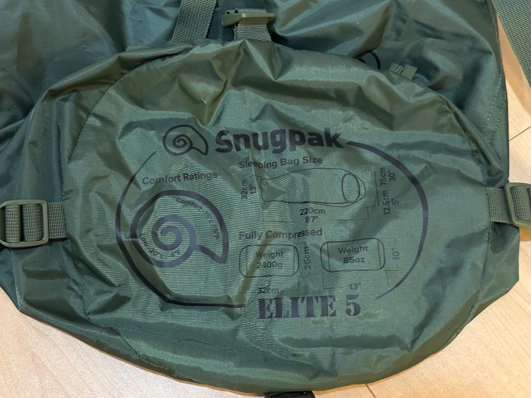 Snugpak ELITE5 ソフティー エリート5 レフトハンド (未使用