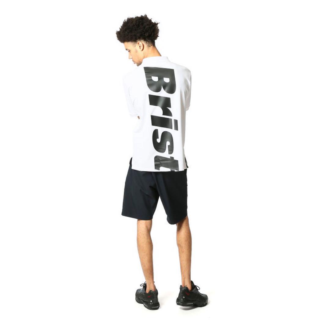 新品✨希少 XL FCRB ブリストル BIG LOGO ポロシャツ ロゴ（FCRB