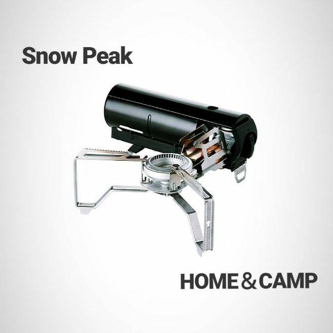 新品未使用　スノーピーク　&CAMP バーナー ブラック HOME＆CAMP バーナー ブラック(GS-600BK) | ヒーティングの通販