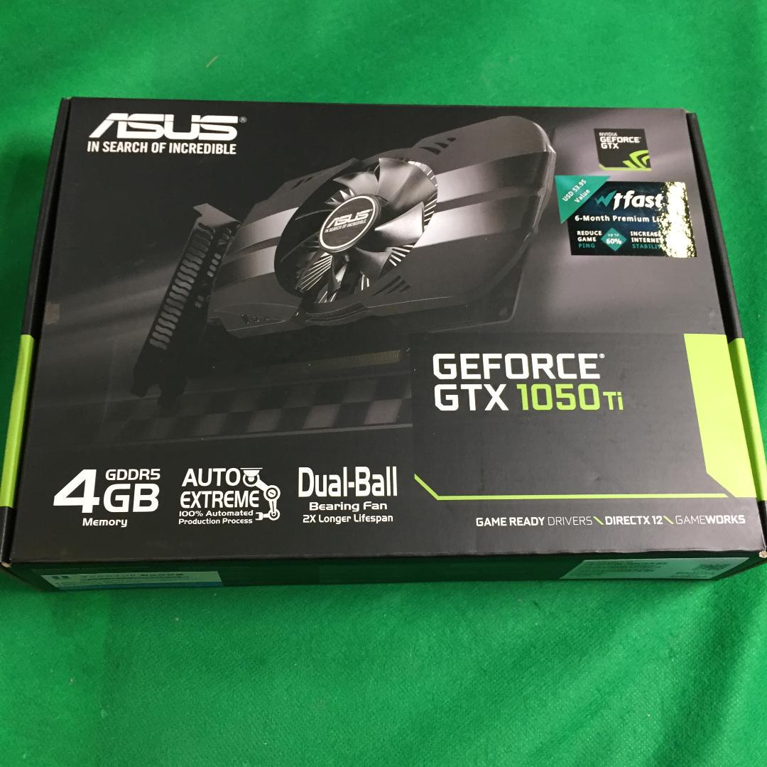 ASUS PH-GTX1050TI-4G グラフィックボード （ASUS] PH-GTX1050TI