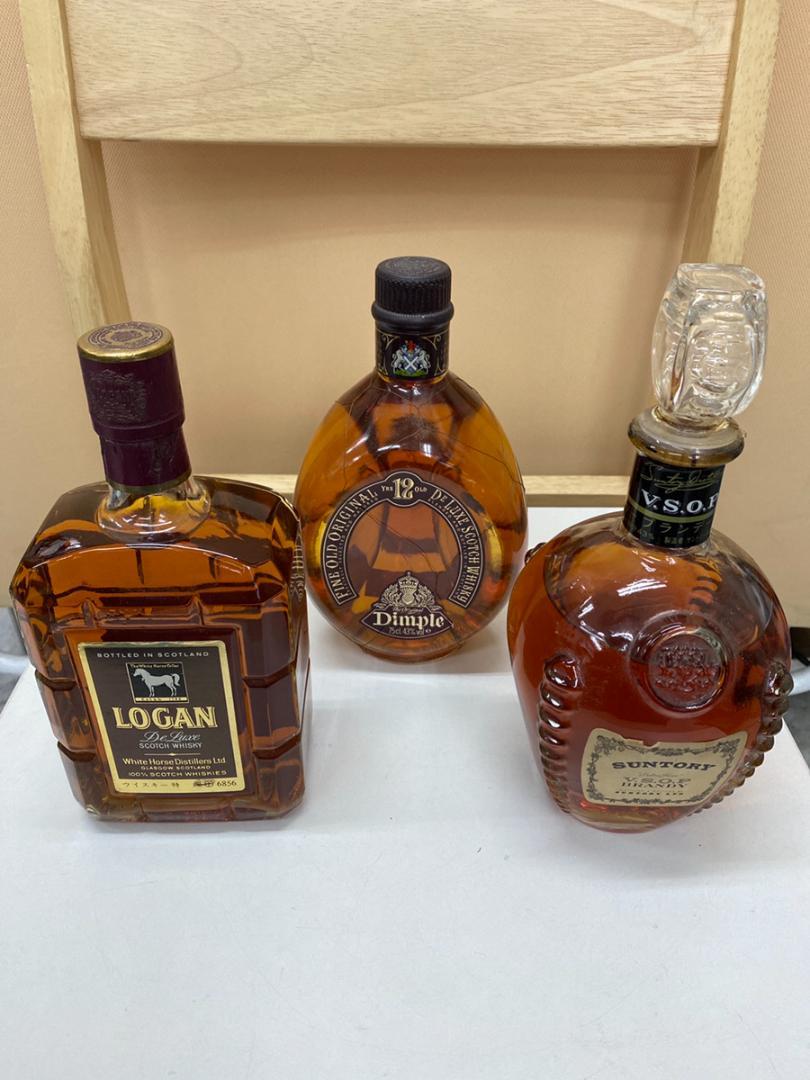 古酒 ブランデー 3本セット 未開栓 未開栓 ウイスキー ブランデー お酒3本セット D071 (古酒