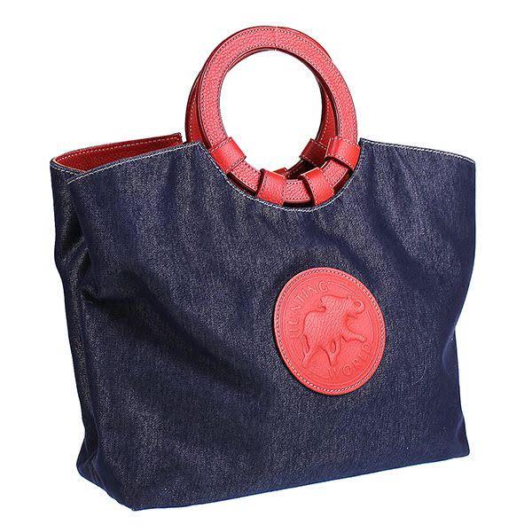 希少✨激レア美品　HUNTING WORLD デニムボストンバッグ ハンティング ワールド ハンドバッグ デニム（HUNTING WORLD