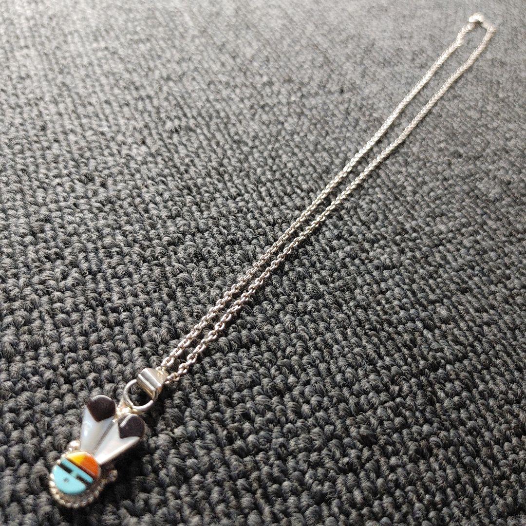 ズニ　Andrew・Dewa  ブローチ　silver925 アンドリューデワ 本日の逸品 - ズニ族” Andrew Dewa “氏の作品 インレイ