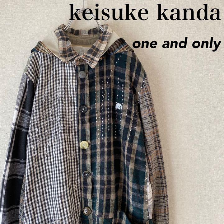 aiko 着！ keisuke kanda 1点物 手縫いの シャツ コート（中古