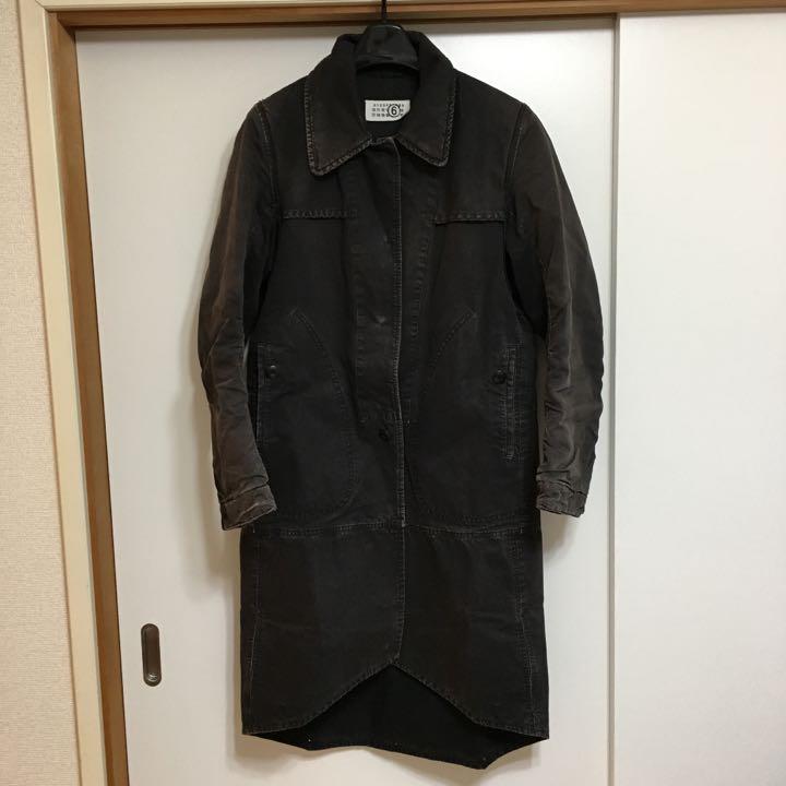 ダメージ加工 コート マルタン マルジェラ MM6（MM6 Maison
