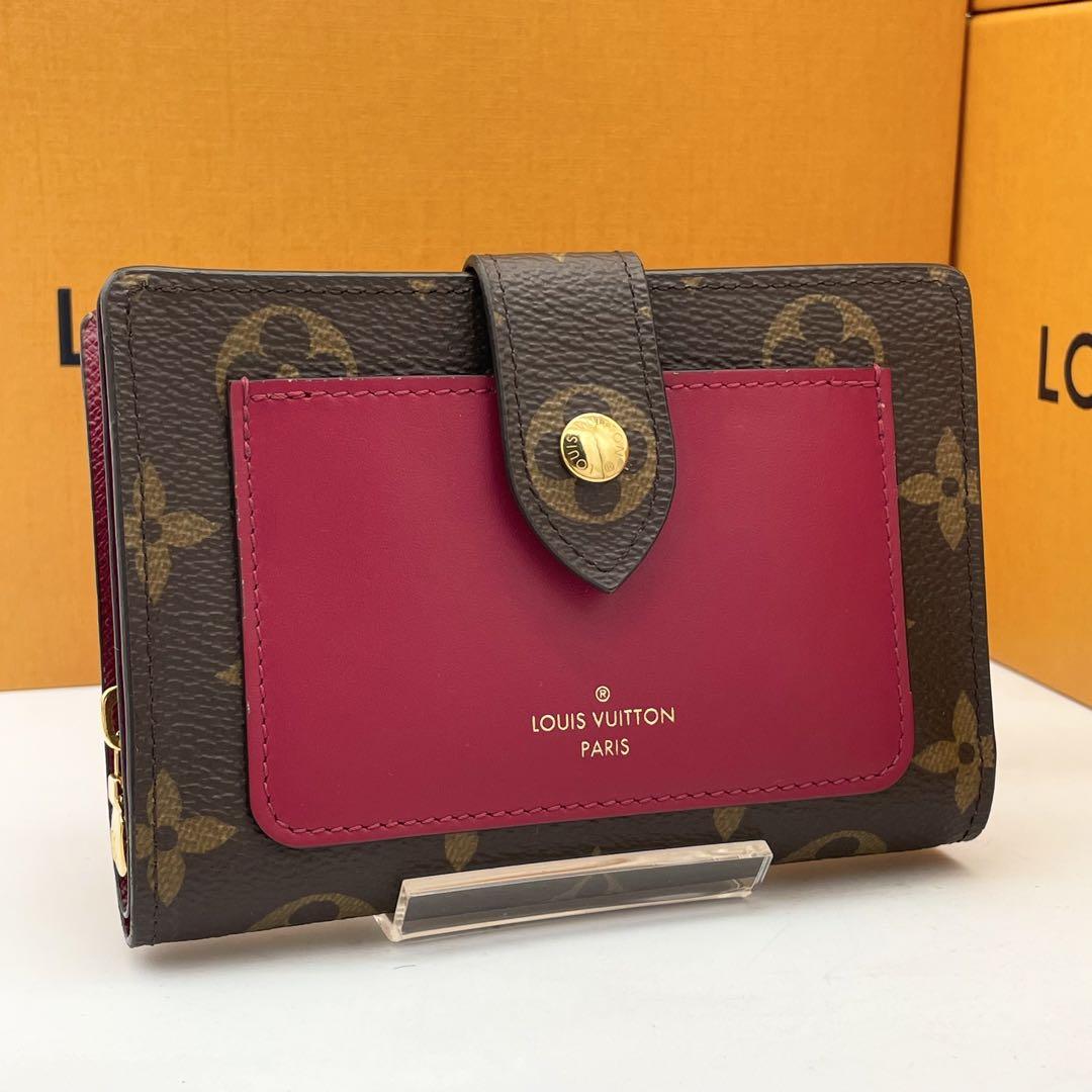 ルイヴィトン モノグラム ポルトフォイユ ジュリエット フーシャ